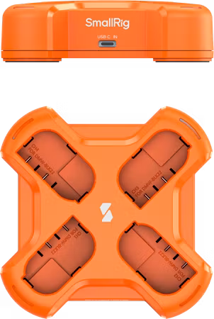 Cargador de baterías para cámara de cuatro canales SmallRig 5748 para DMW-BLK22