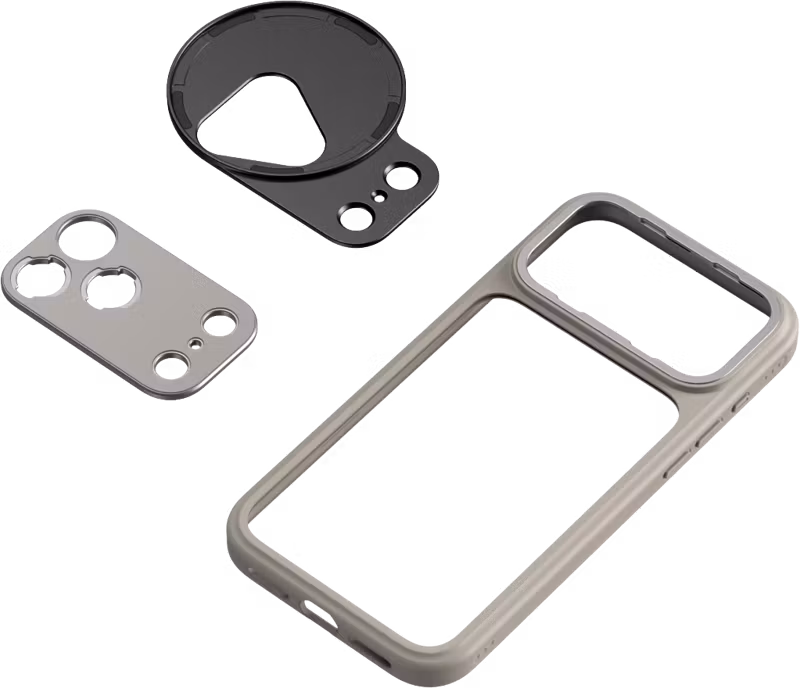SmallRig 5794 FilMov Lightweight Photography Bumper Case for iPhone 17 Pro Max (Gray)