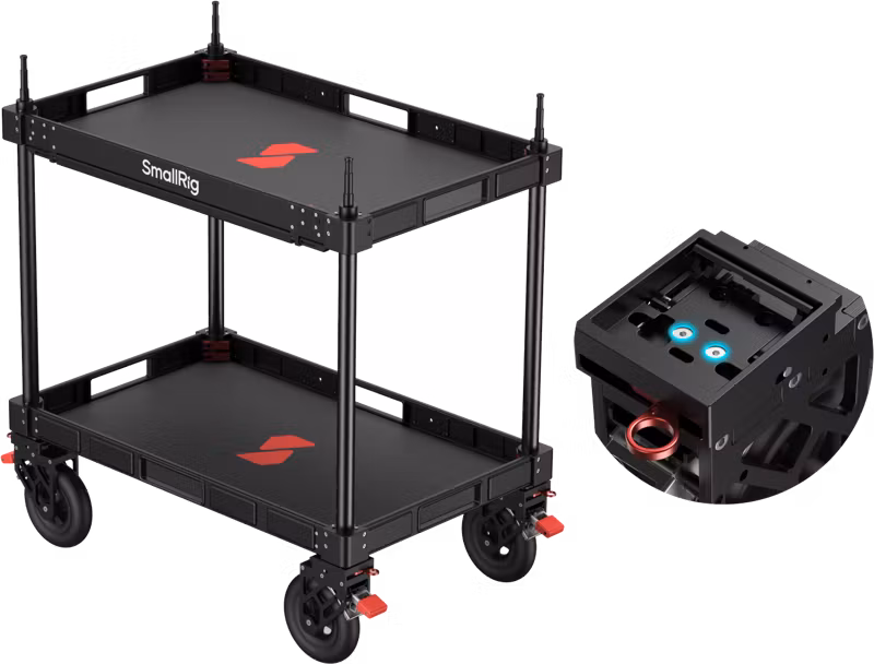 SmallRig 5991 36" Video Production Camera Cart (Lite)