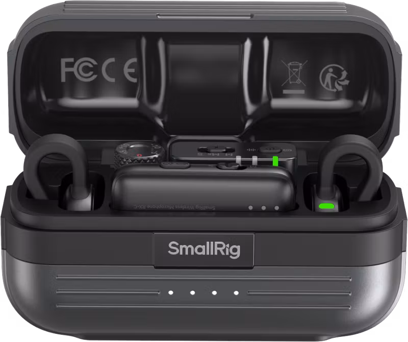 SmallRig 5715 S70 Wireless Microphone with Multi-Device Compatibility (Black)
