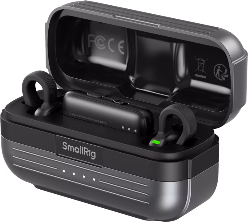 SmallRig 5717 S70-C2 Wireless Microphone with USB-C Adapter for Phones (Black)