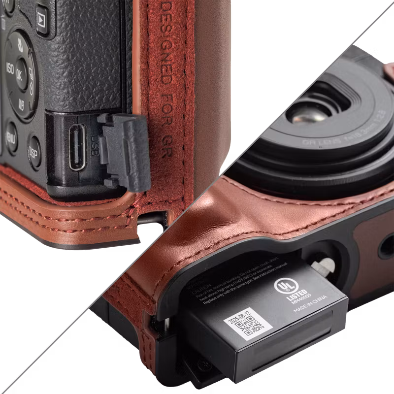 SmallRig 5678 Leather Case Kit for RICOH GR IV / GR III / GR IIIx / GR III HDF / GR IIIx HDF (Red)