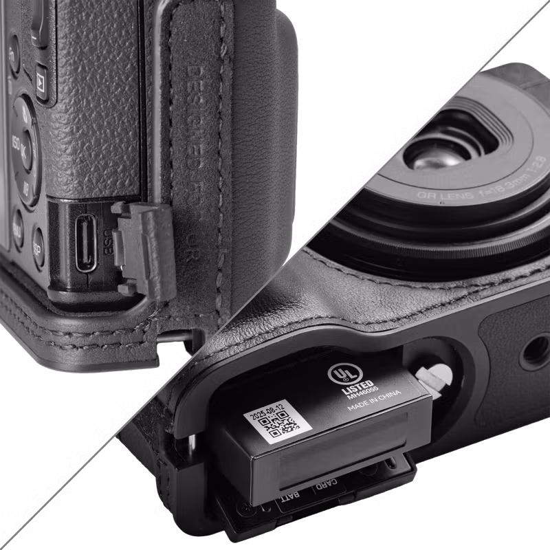 SmallRig 5676 Leather Case Kit for RICOH GR IV / GR III / GR IIIx / GR III HDF / GR IIIx HDF (Black)