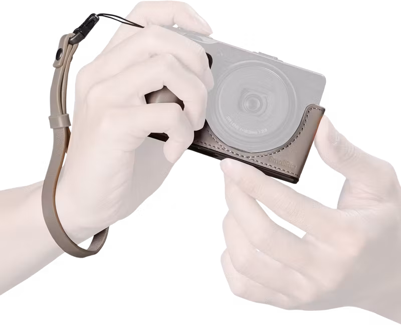 SmallRig 5677 Leather Case Kit for RICOH GR IV / GR III / GR IIIx / GR III HDF / GR IIIx HDF (Grey)