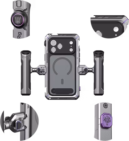 SmallRig 5585 Megatron Edition Mobile Dual Handheld Kit for iPhone 17 Pro