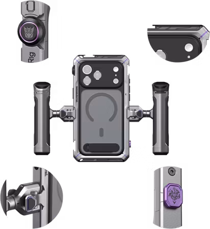 SmallRig 5584 Megatron Edition Mobile Dual Handheld Kit for iPhone 17 Pro Max
