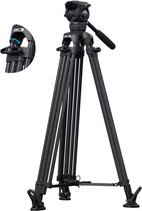SmallRig 5580 FSD16 FreeSpeed Heavy-Duty Carbon Fiber Tripod