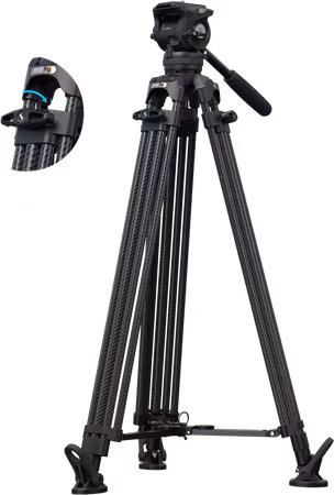 SmallRig 5580 FSD16 FreeSpeed Heavy-Duty Carbon Fiber Tripod
