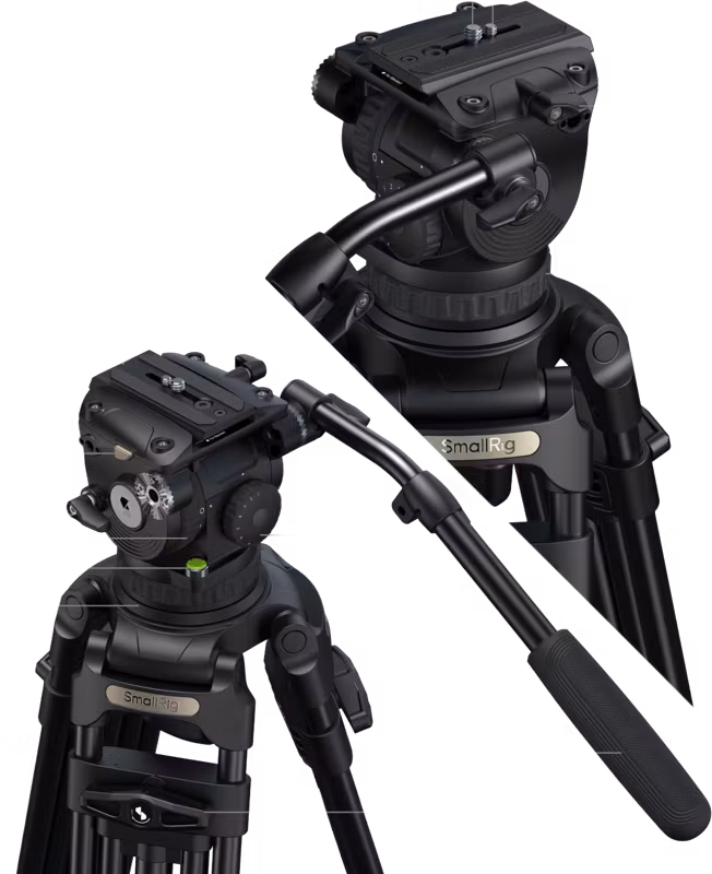 SmallRig 5577 FSD18 FreeSpeed Heavy-Duty Aluminum Alloy Tripod