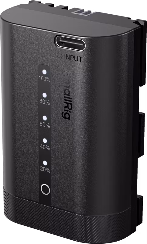 SmallRig 5298 USB-C Camera Battery with Power Display for Canon LP-E6P
