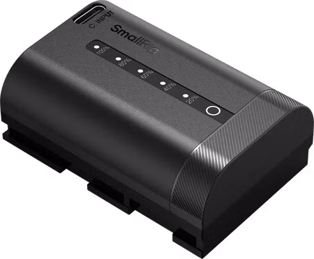 Batería para cámara SmallRig 5298 USB-C con indicador de nivel de batería para Canon LP-E6P