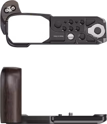 SmallRig 5906 L-Shaped Mount Plate with Wooden Handle for Nikon ZR