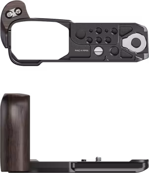 SmallRig 5906 L-Shaped Mount Plate with Wooden Handle for Nikon ZR