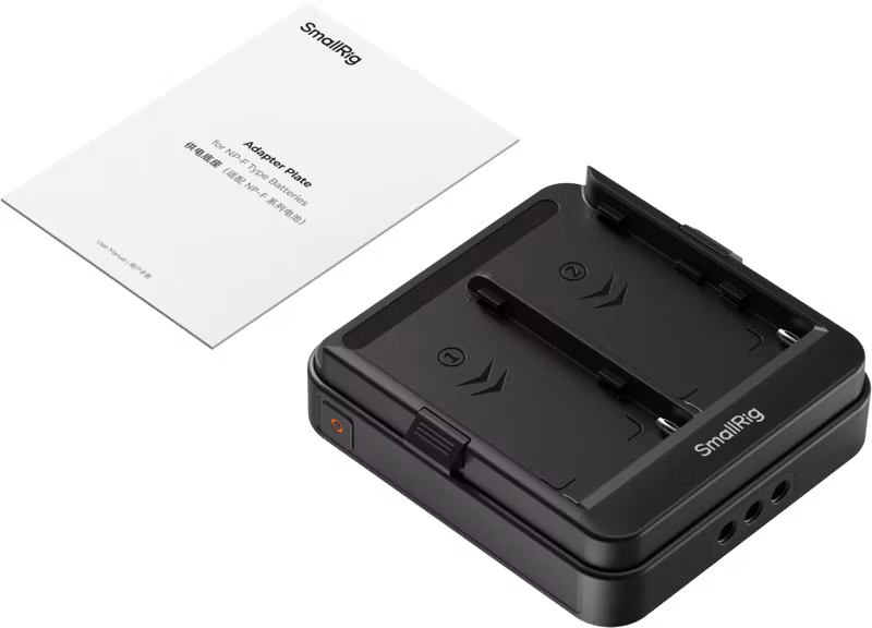 SmallRig 5536 Adapter Plate for NP-F Type Batteries (Supports UPS)