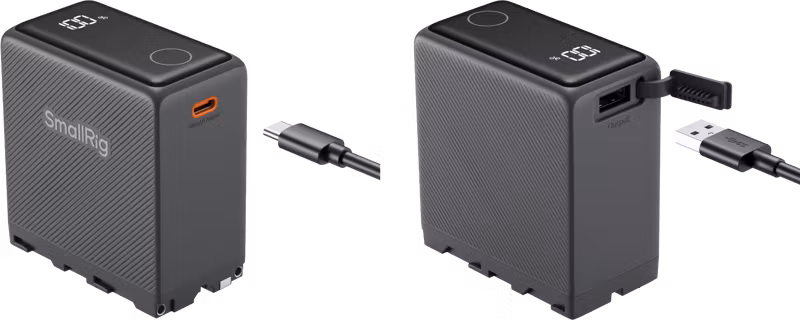 SmallRig 5729 USB-C Rechargable Camera Battery for NP-F970