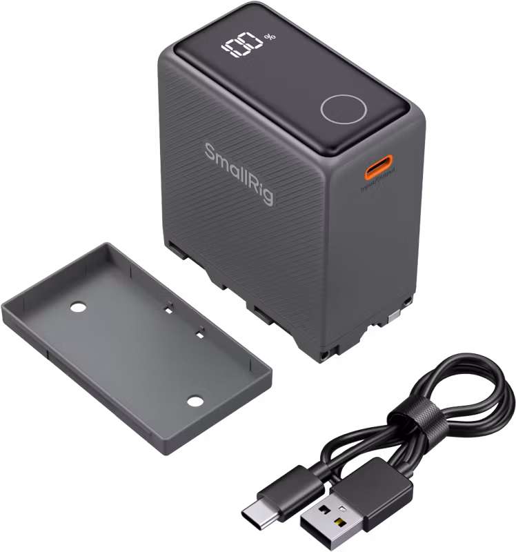 SmallRig 5729 USB-C Rechargable Camera Battery for NP-F970