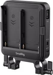 SmallRig 5537 Adapter Plate Kit for NP-F Type Batteries for 15mm LWS Rods (Supports UPS)
