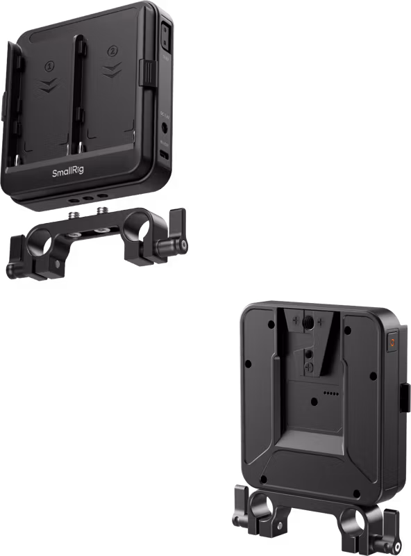 SmallRig 5537 Adapter Plate Kit for NP-F Type Batteries for 15mm LWS Rods (Supports UPS)