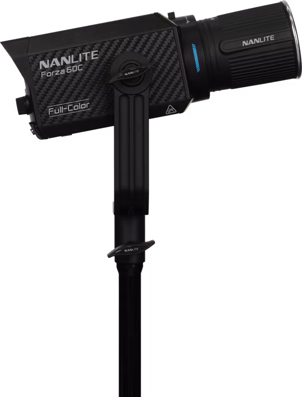 NANLITE Forza 60C LED Color Spot Light with 19°&36° Projection Attachment -  Ex Battery grip