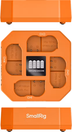 SmallRig 5747 Four-Channel Camera Battery Charger for EN-EL15c