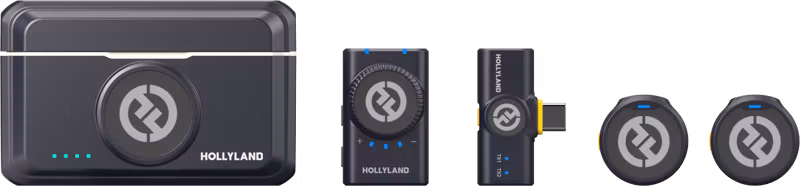 Hollyland LARK M2 Mini Combo with Camera RX + USB-C RX