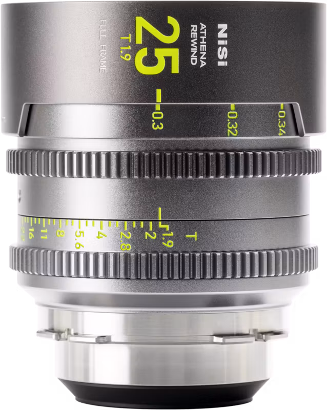 NiSi Cine Lens Athena Prime Rewind 25mm T1.9 PL-Mount