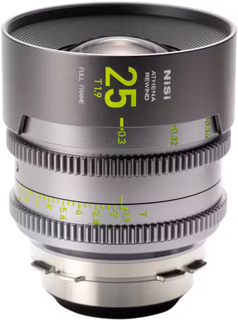 NiSi Cine Lens Athena Prime Rewind 25mm T1.9 PL-Mount