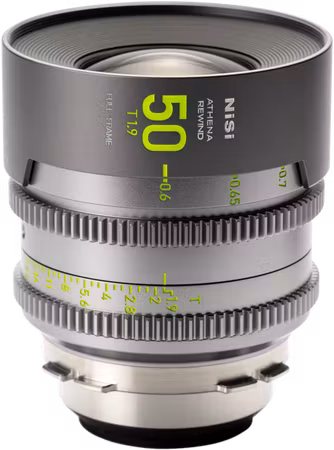 NiSi Cine Lens Athena Prime Rewind 50mm T1.9 PL-Mount