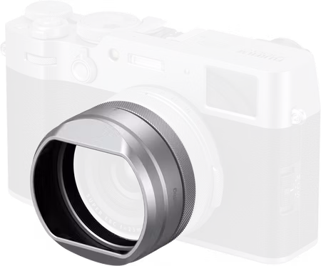 SmallRig 5849 Lens Hood for FUJIFILM X100VI / X100V (Silver)