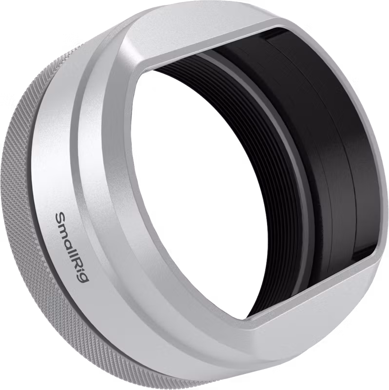 SmallRig 5849 Lens Hood for FUJIFILM X100VI / X100V (Silver)