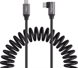 SmallRig 5730 USB-C Data Cable Coiled (Straight to Angled)