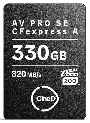 Angelbird CFexpress Type A SE, VPG200, R820/W730 (Type A) 330GB - CineD Edition