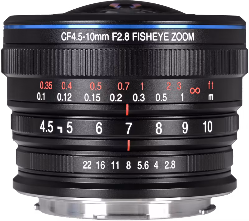 Laowa 4.5-10mm f/2.8 CF Zoom Fisheye Lens - L mount