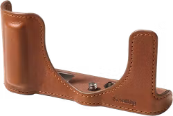 SmallRig 5699 Leather Half Case for Panasonic LUMIX L10 Brown
