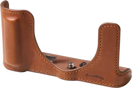 SmallRig 5699 Leather Half Case for Panasonic LUMIX L10 Brown