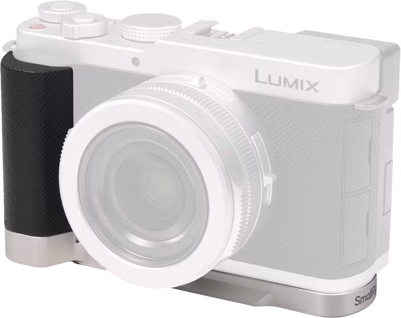 SmallRig 5701 L-Shaped Mount Plate Handle for Panasonic LUMIX L10 Silver