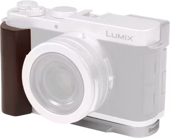 SmallRig 5943 L-Shaped Mount Plate with Wooden Handle for Panasonic LUMIX L10 Silver