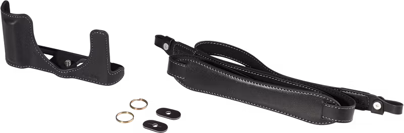 SmallRig 6274 Leather Half Case Kit for Panasonic LUMIX L10 Black