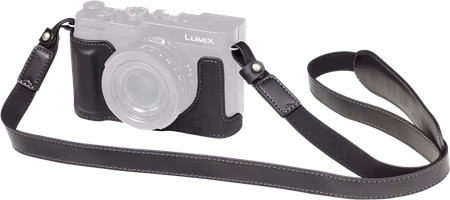 SmallRig 6274 Leather Half Case Kit for Panasonic LUMIX L10 Black