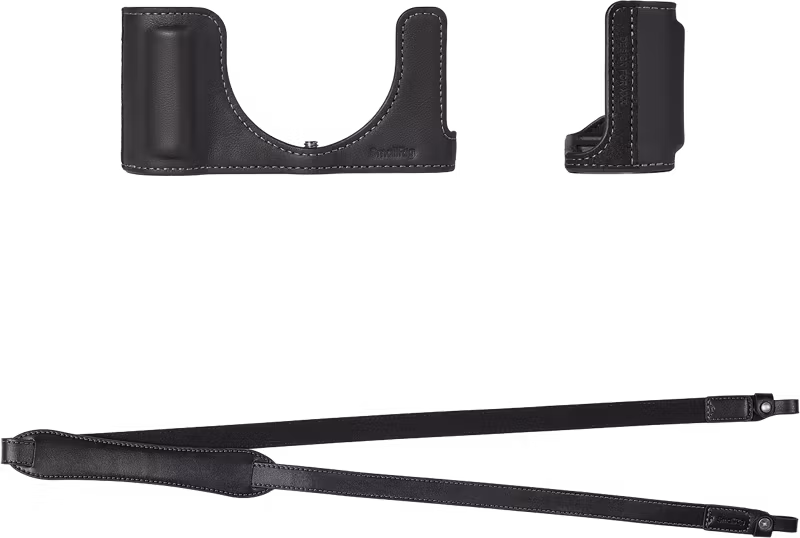 SmallRig 6274 Leather Half Case Kit for Panasonic LUMIX L10 Black