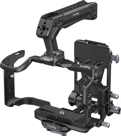 SmallRig 6381 HawkLock Quick Release Cage Kit with V-Mount Battery Plate for Canon EOS R6 V
