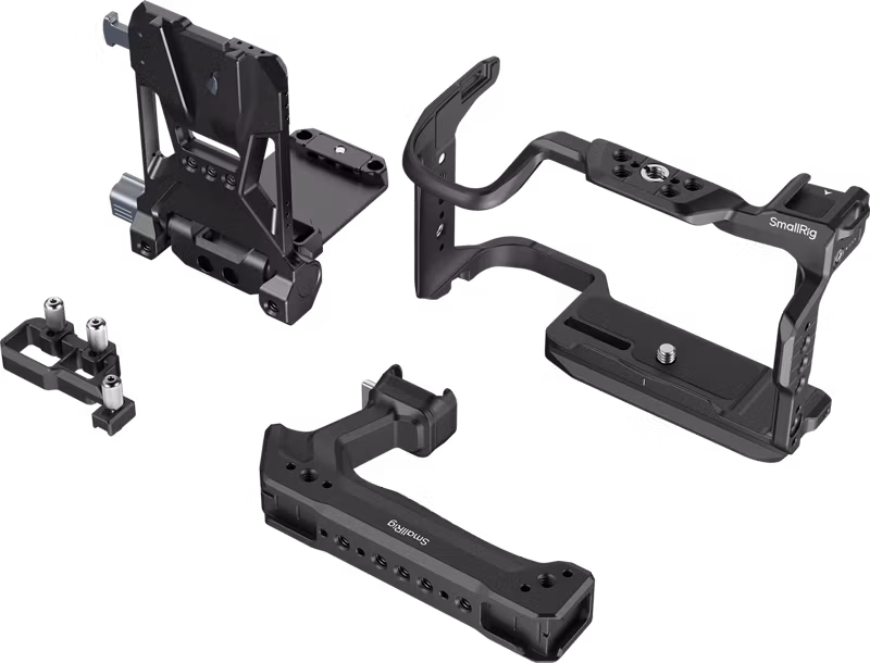SmallRig 6381 HawkLock Quick Release Cage Kit with V-Mount Battery Plate for Canon EOS R6 V