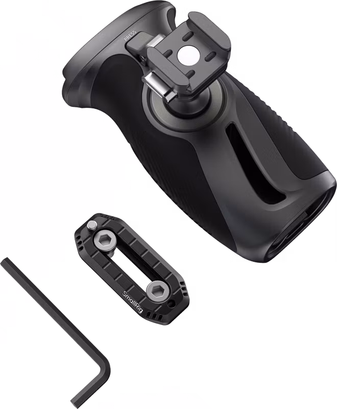 SmallRig 6405 Rotating Side Handle with "HawkLock" H21 Quick Release NATO Clamp