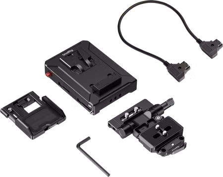 SmallRig 5899 Intelligent V-Mount Battery Adapter Plate Compatible with Arca-Swiss