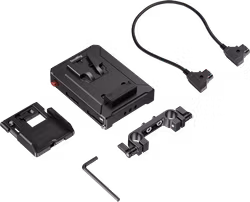 SmallRig 5881 Intelligent V-Mount Battery Adapter Plate with 15mm Dual Rod Clamp