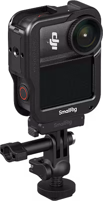 SmallRig 6396 QR Adapter Support with Cold Shoe Mount and Ball Head for DJI Osmo Action 6 / Nano