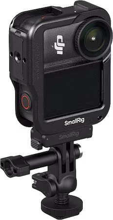 SmallRig 6396 QR Adapter Support with Cold Shoe Mount and Ball Head for DJI Osmo Action 6 / Nano