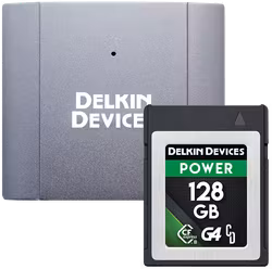 Delkin CFexpress G4 Power I Type B I R1790/W1560 (G4) 128GB incl cardreader (DDREADER-62)