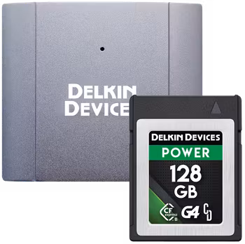 Delkin CFexpress G4 Power I Type B I R1790/W1560 (G4) 128GB incl cardreader (DDREADER-62)