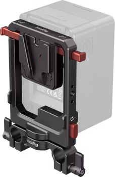 SmallRig 6273 Rotatable V-Mount Battery Plate with Dual V-Locks and 15mm Dual Rod Clamp